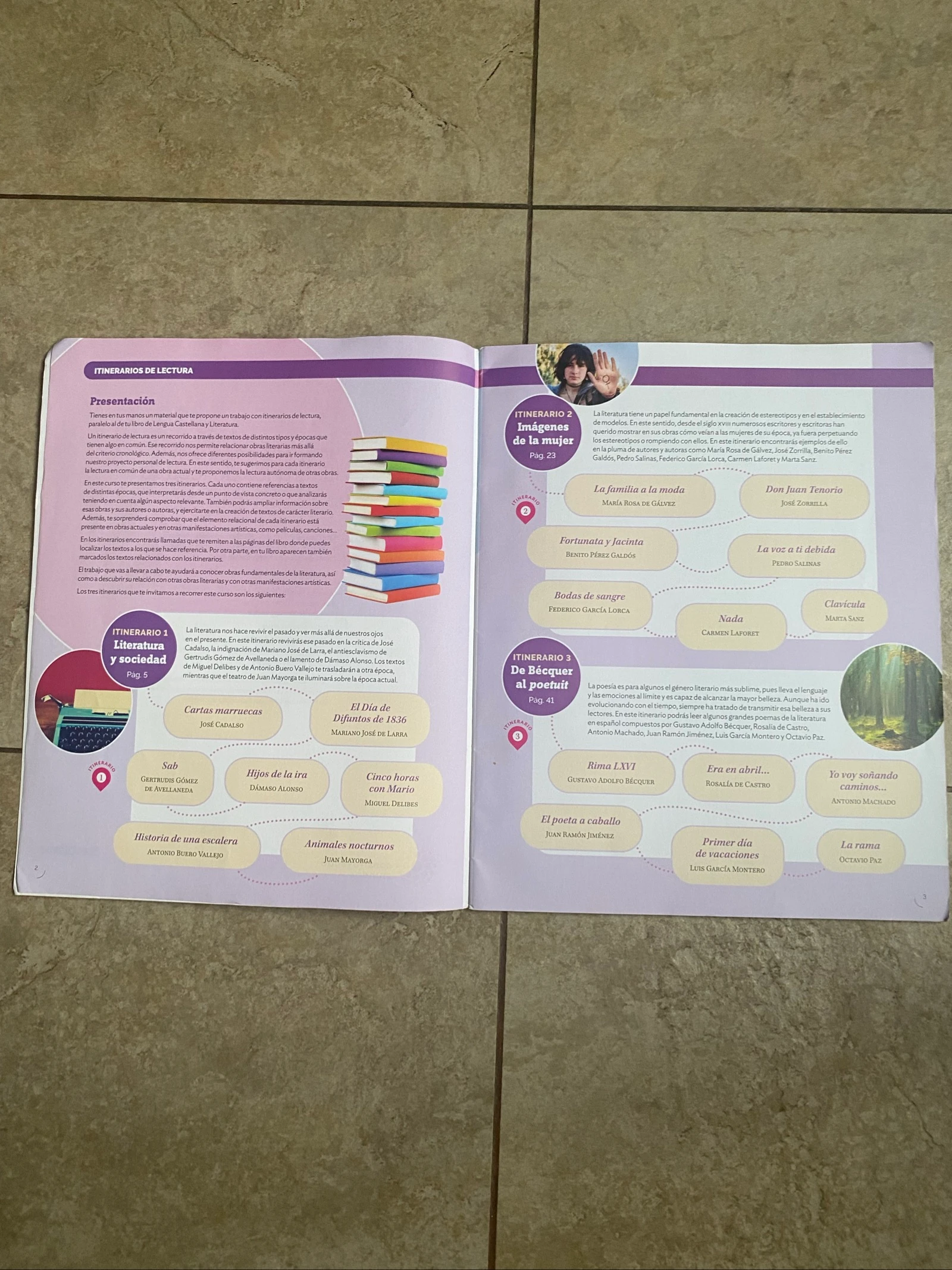 Livre de langue castillane 4 ESO Santillana – Itinéraires de lecture (cahier) – photo 6